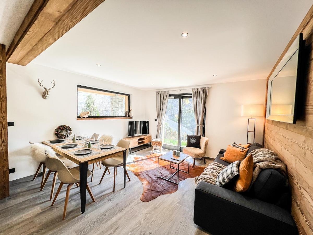 Le Mimi Shelter - Nouveau A Valloire - Apt 6 Pers エクステリア 写真